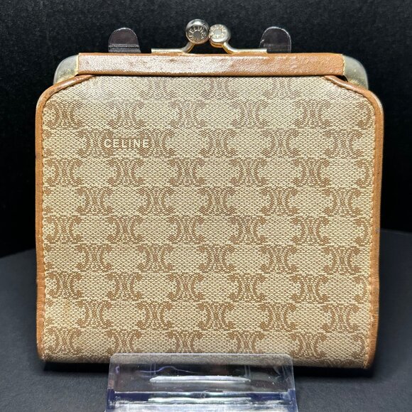 Celine Macadam French Purse Printed Compact Wallet - EUC - Picture 2 of 6